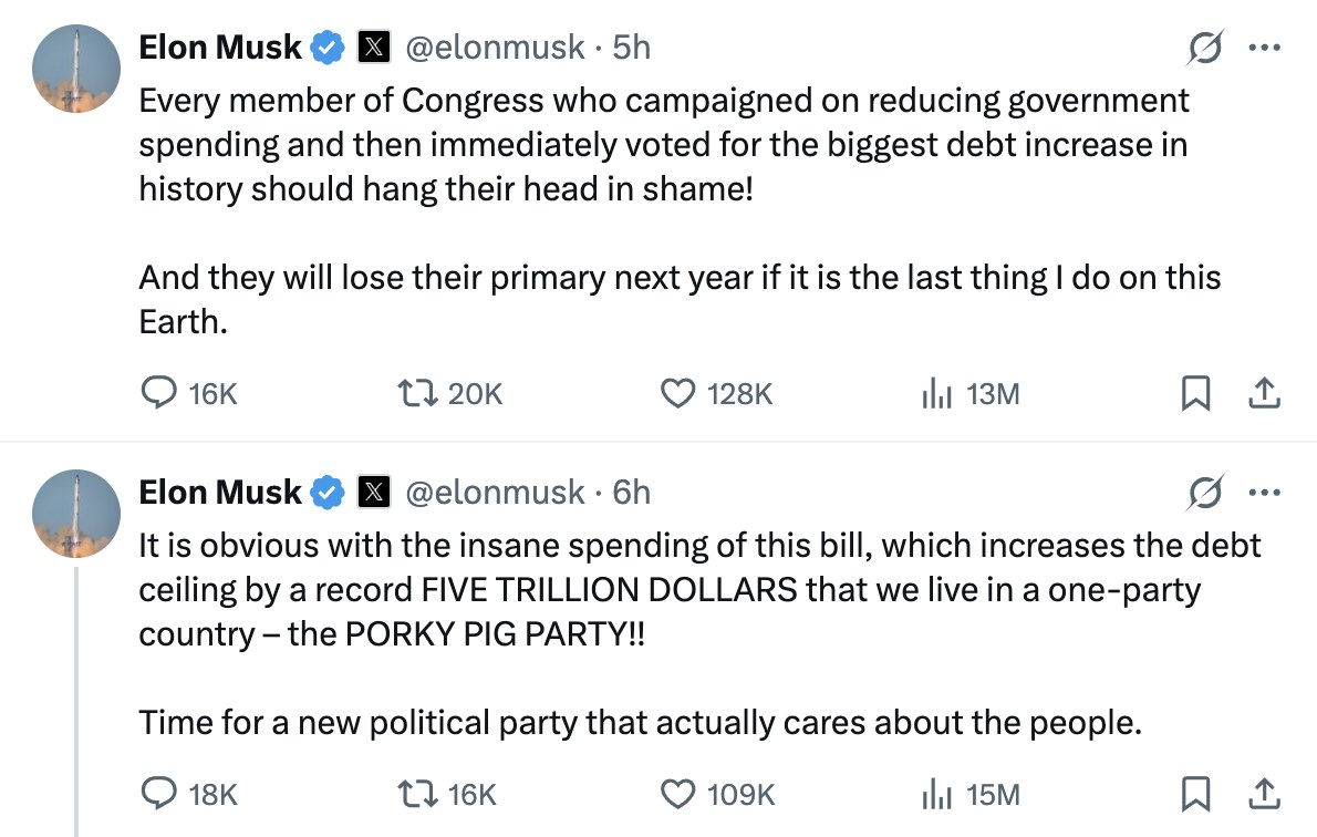 Musk spoke